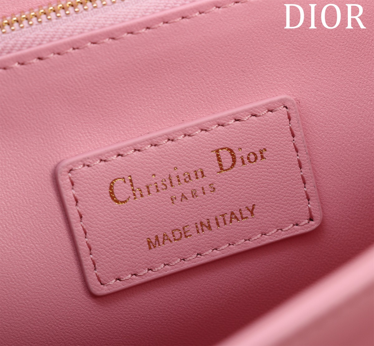 My Dior Top Handle Bag Pink Cannage Lambskin